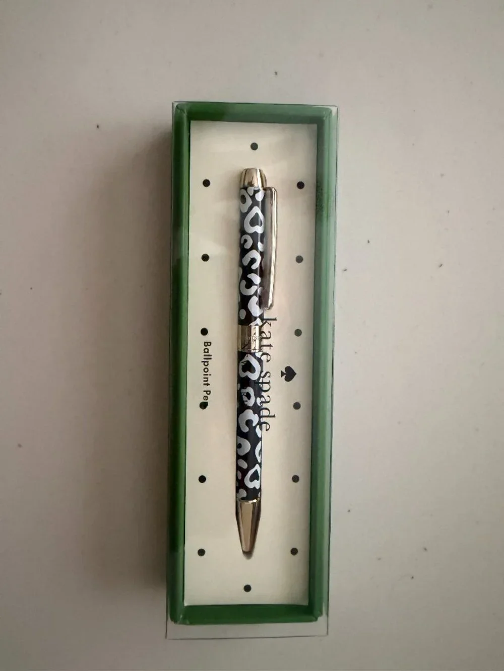 Kate Spade Leopard Print Ballpoint Pen